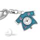 KEYCHAIN, Collectible Novelty Blue Sparkle Tshirt